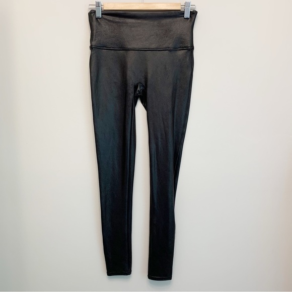 Spanx Faux Leather Legging Medium Black - Picture 4 of 14